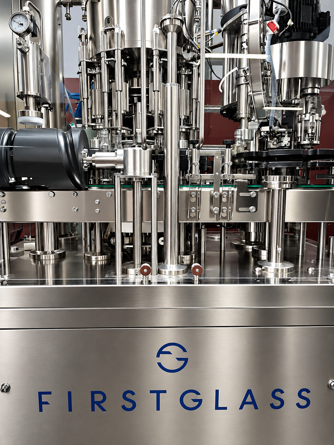 La nostra linea di imbottigliamento FirstGlass